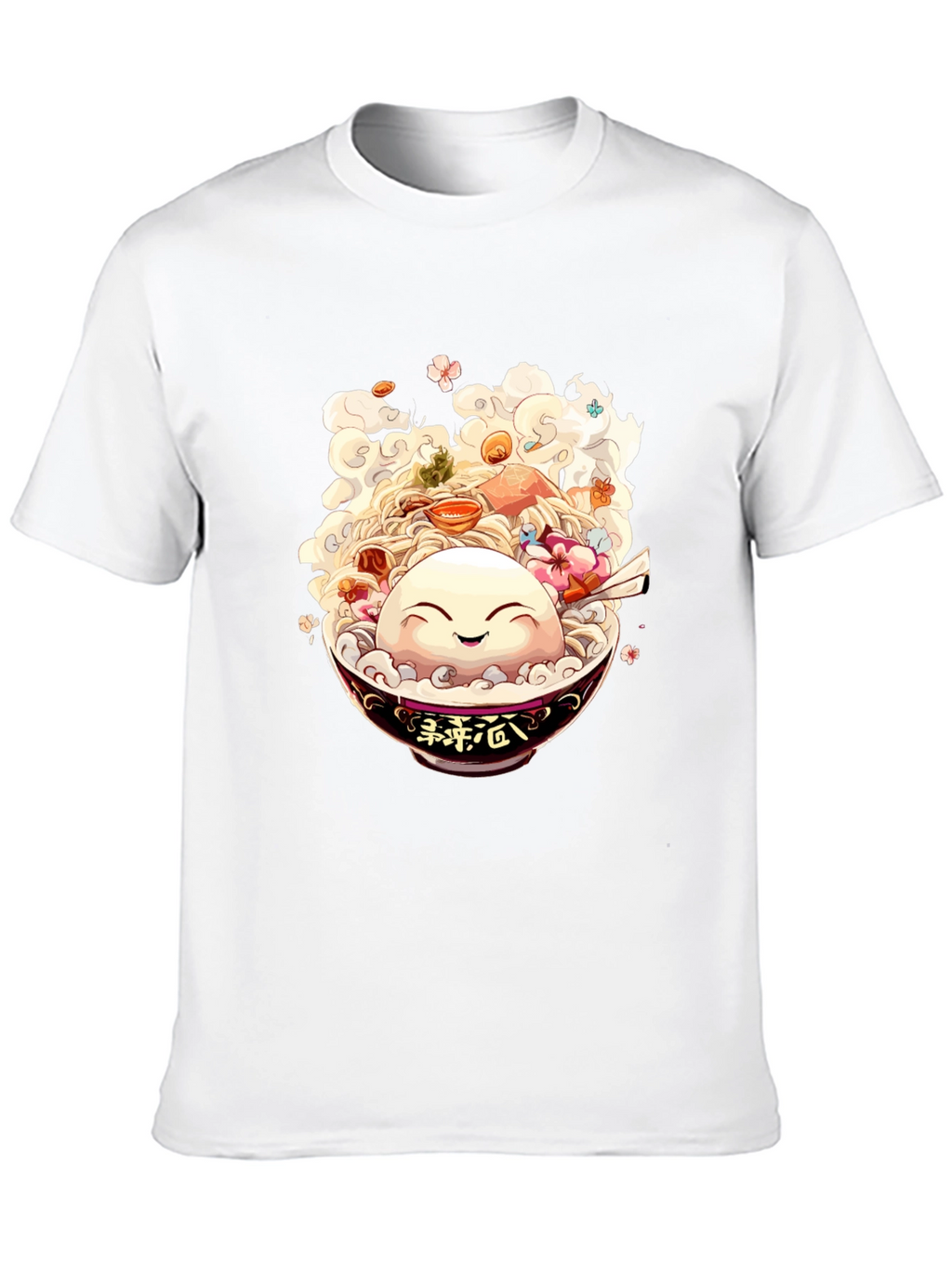 Anime Ramen Bowl Graphic T-Shirt