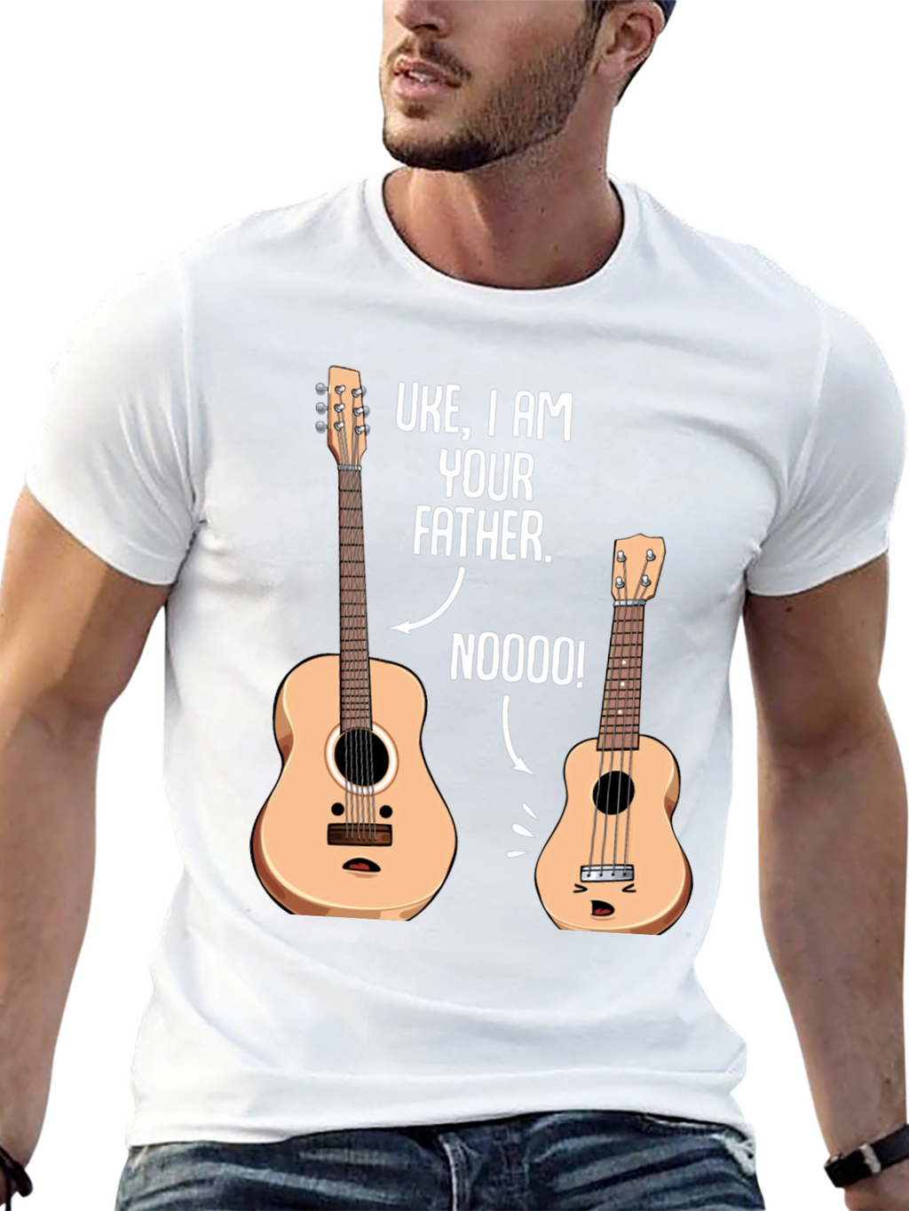 Uke I am Your Father Funny Music T-Shirt