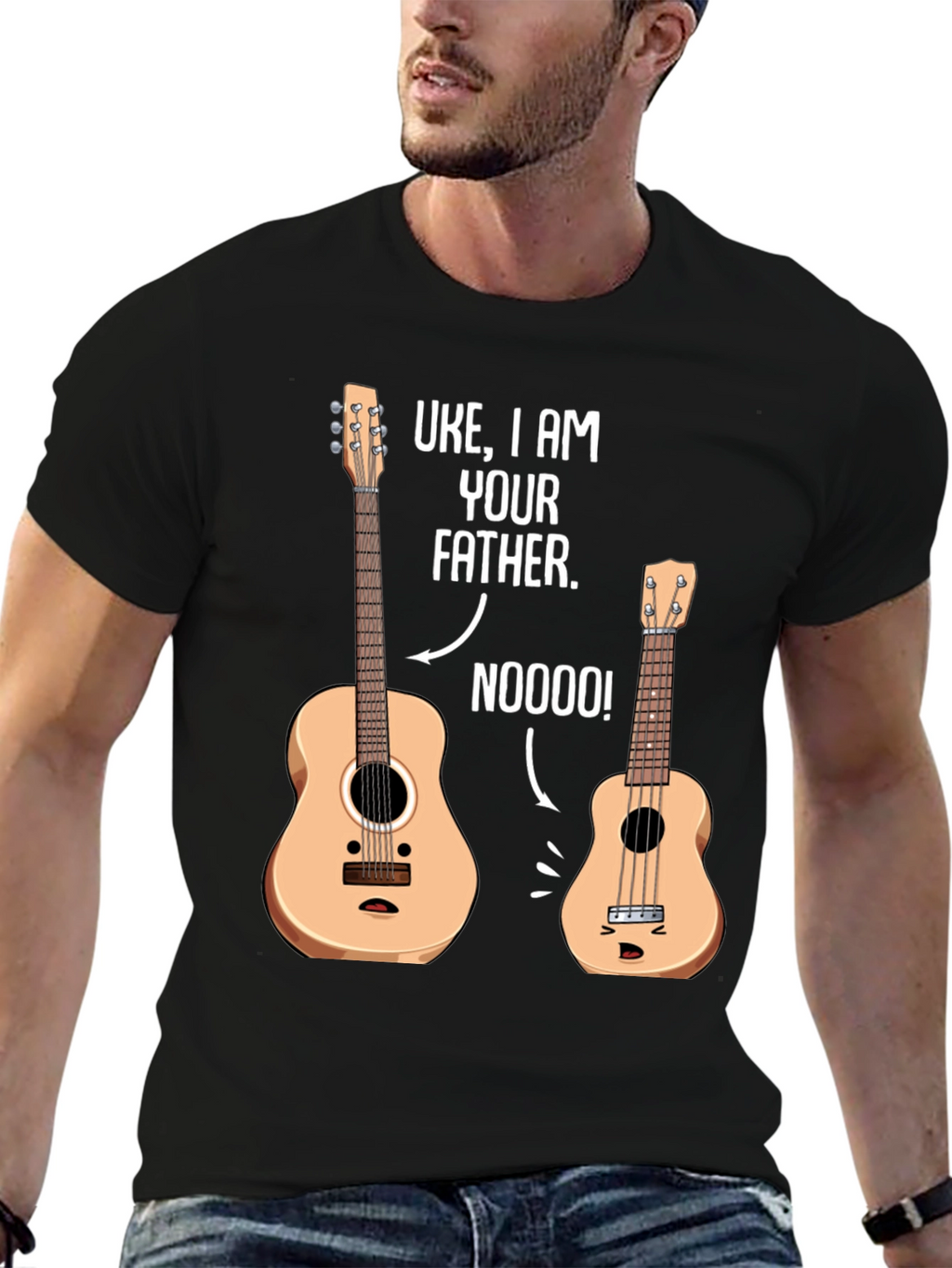 Uke I am Your Father Funny Music T-Shirt