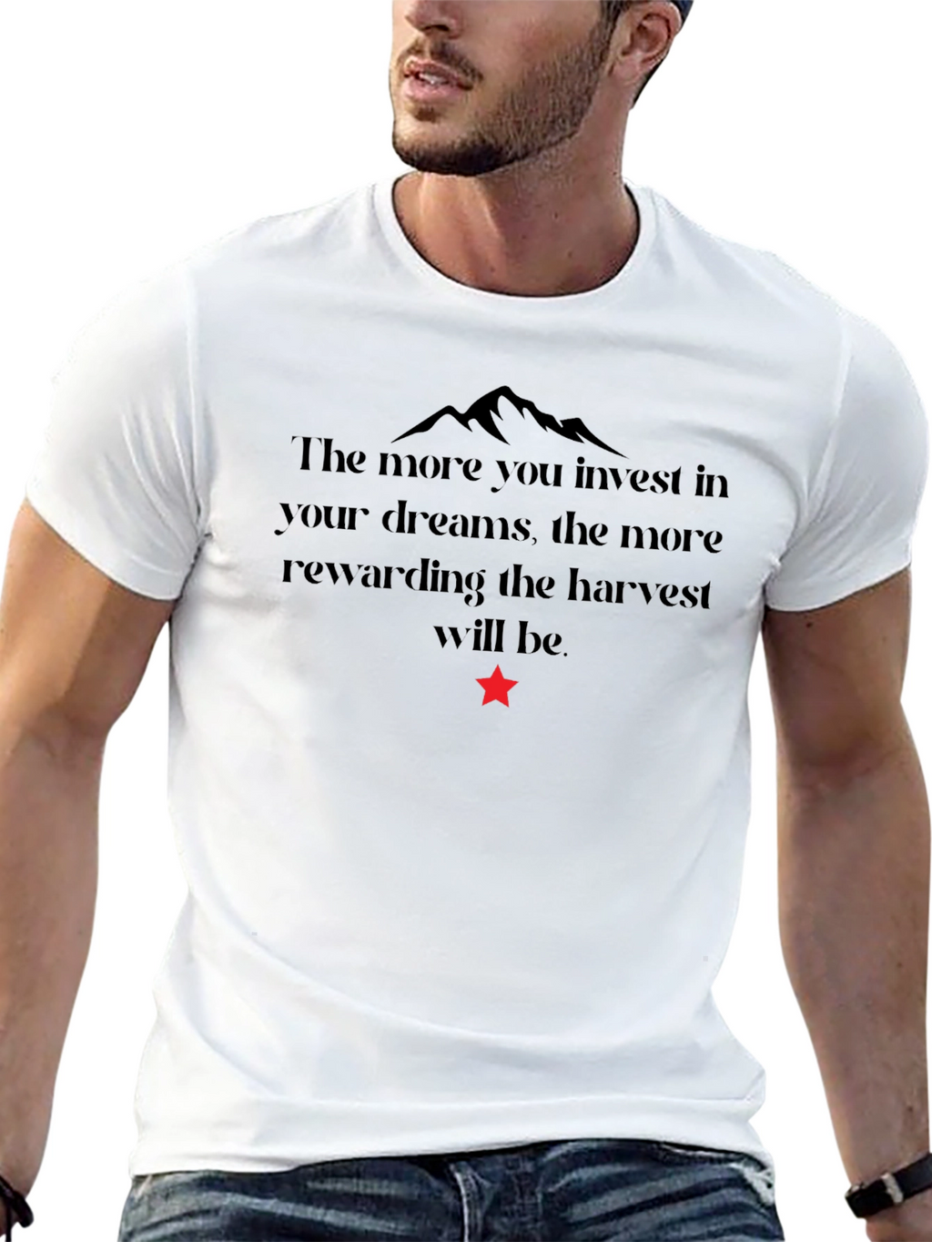 Motivational T-Shirt - Invest in Your Dreams