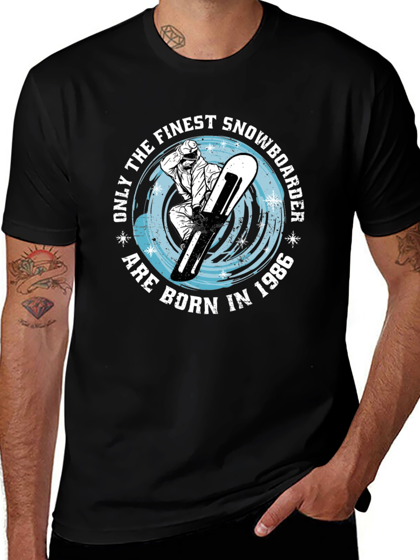 Finest Snowboarder Born in 1986 Graphic T-Shirt