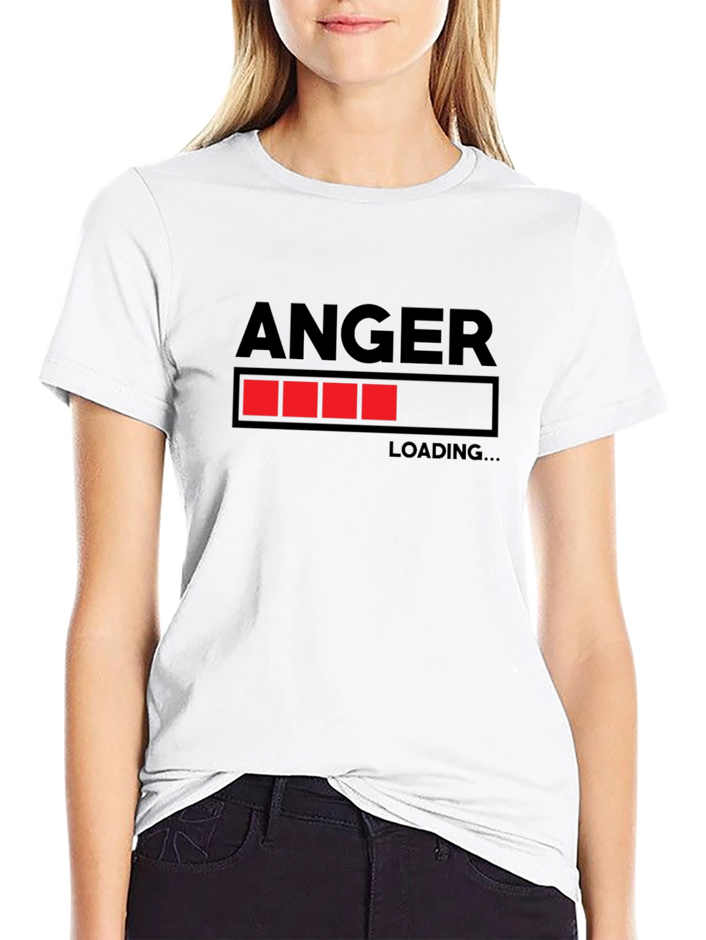 Anger Loading Funny Graphic T-Shirt