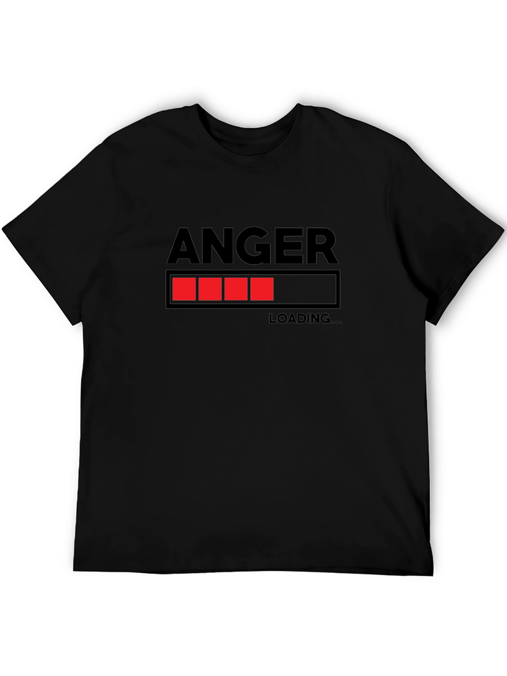 Anger Loading Funny Graphic T-Shirt