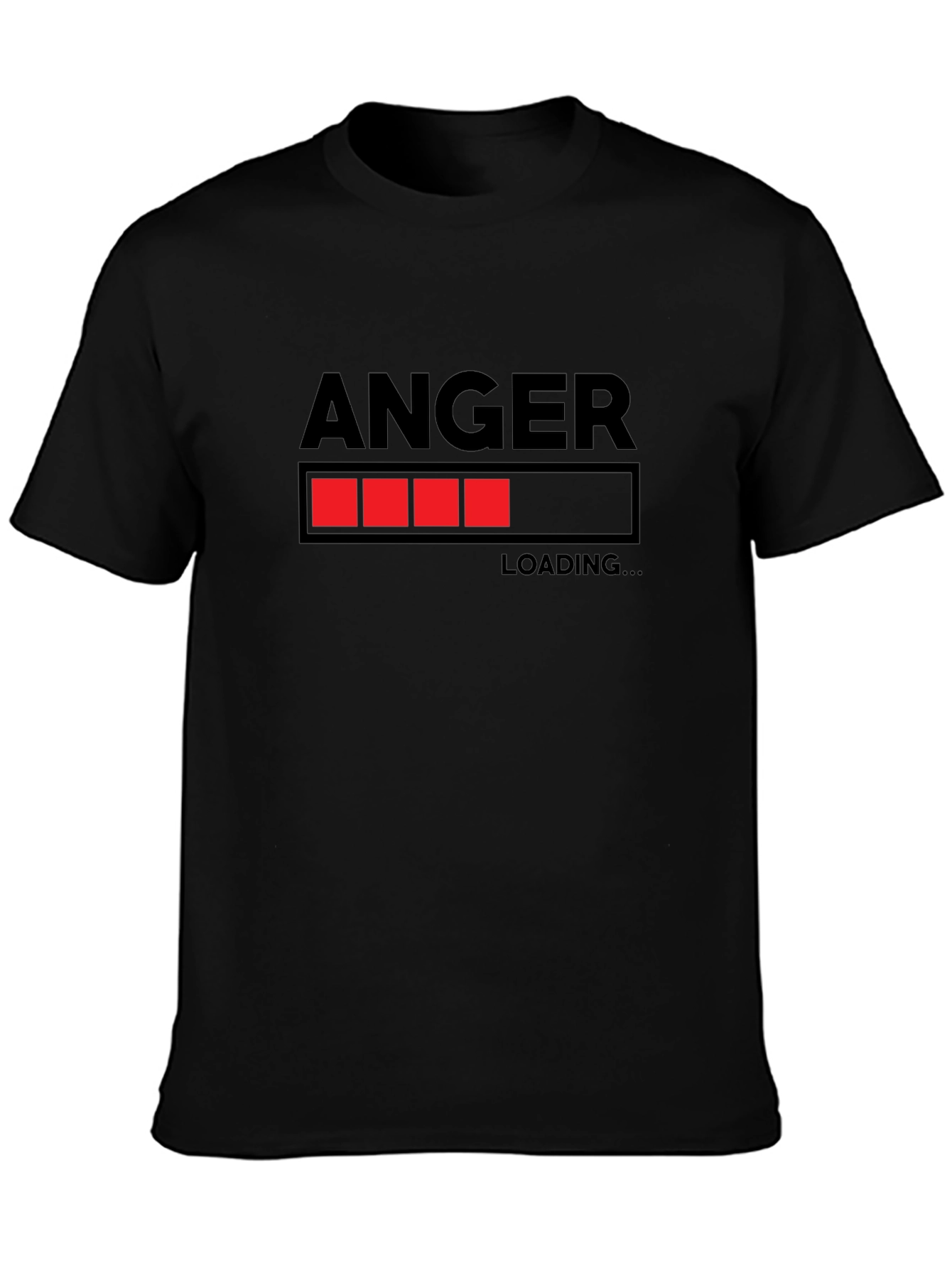 Anger Loading Funny Graphic T-Shirt