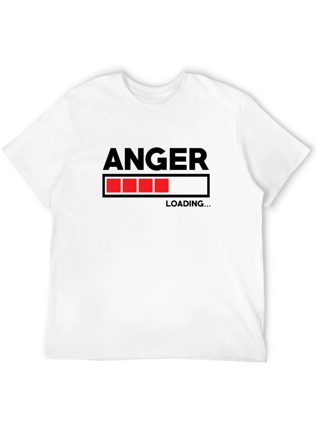 Anger Loading Funny Graphic T-Shirt