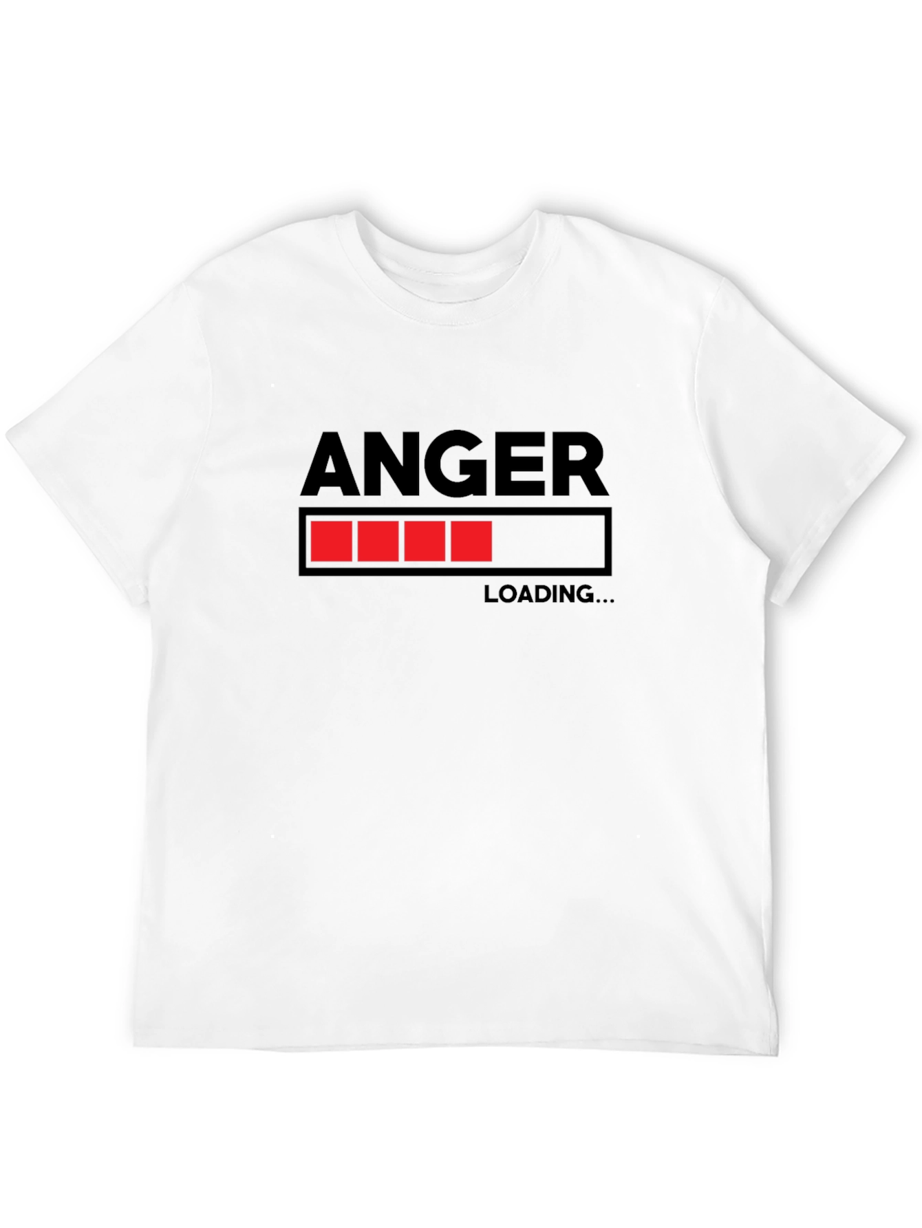 Anger Loading Funny Graphic T-Shirt