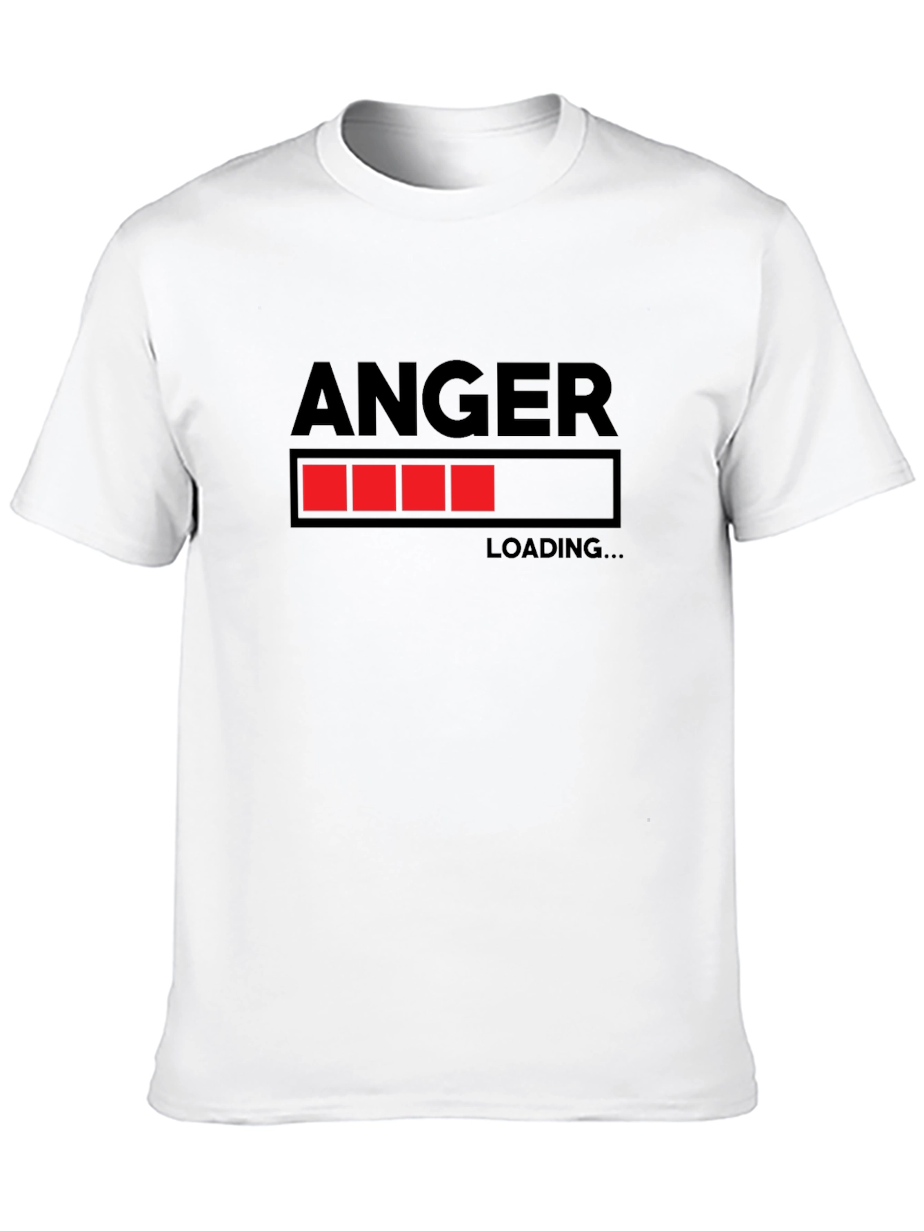 Anger Loading Funny Graphic T-Shirt