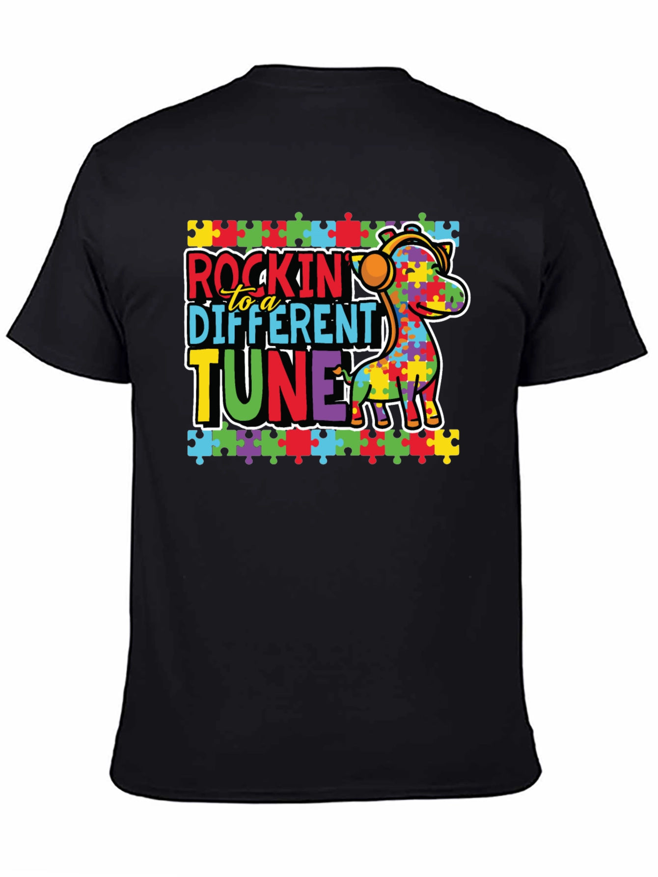 Autism Awareness Rockin to a Different Tune T-Shirt