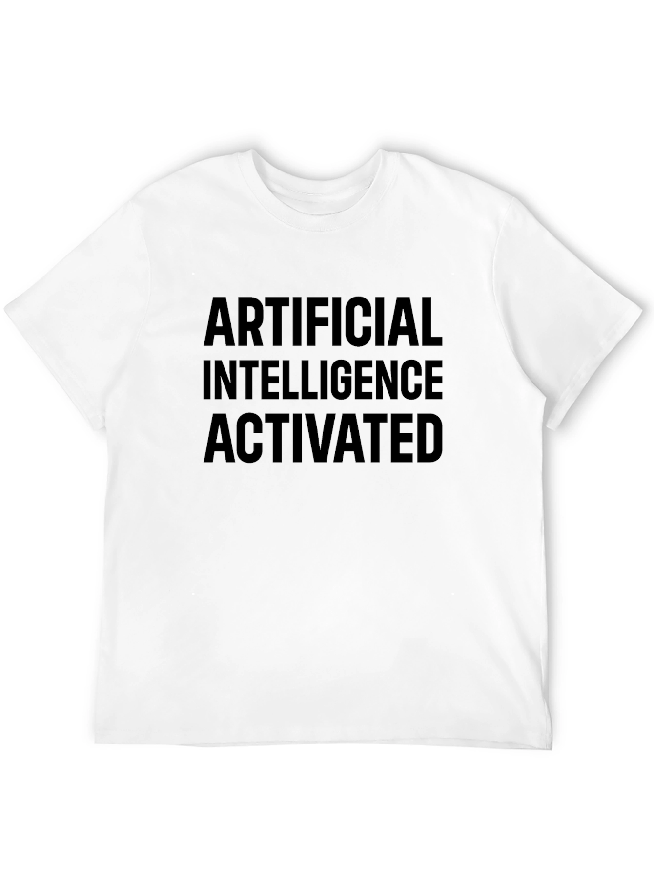 AI Activated Black T-Shirt