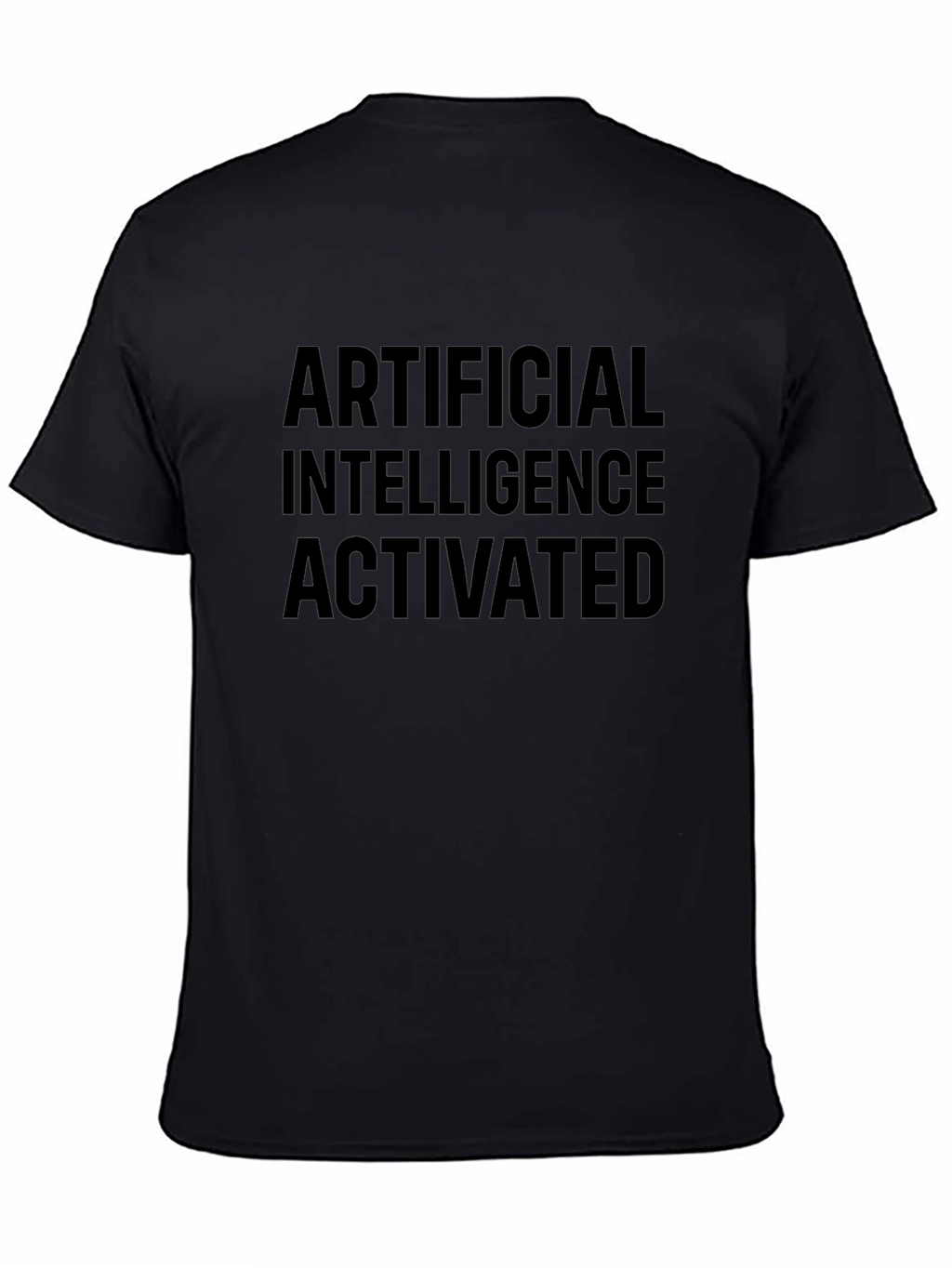 AI Activated Black T-Shirt