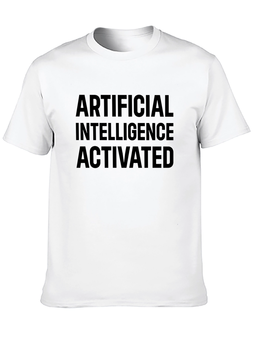 AI Activated Black T-Shirt