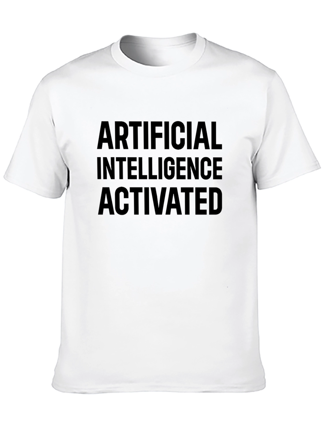 AI Activated Black T-Shirt