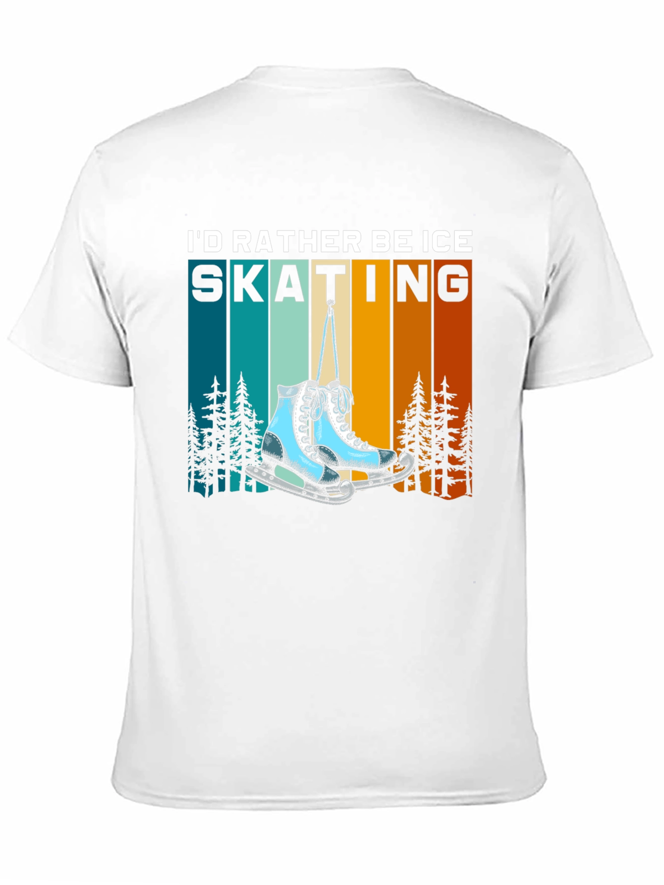 Ice Skating T-Shirt - Rather Be Skating Tee