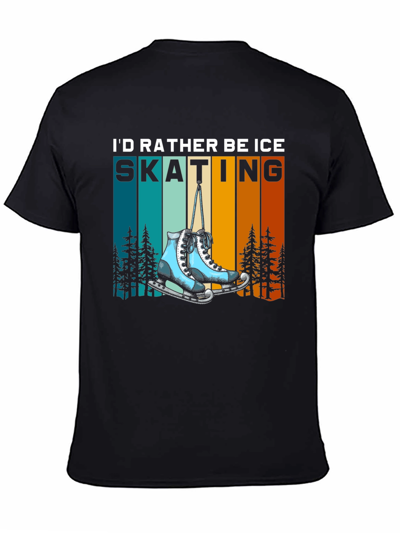 Ice Skating T-Shirt - Rather Be Skating Tee