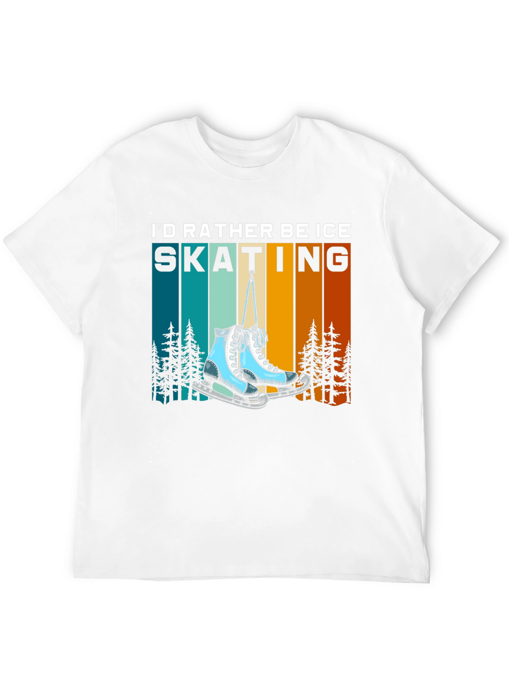 Ice Skating T-Shirt - Rather Be Skating Tee
