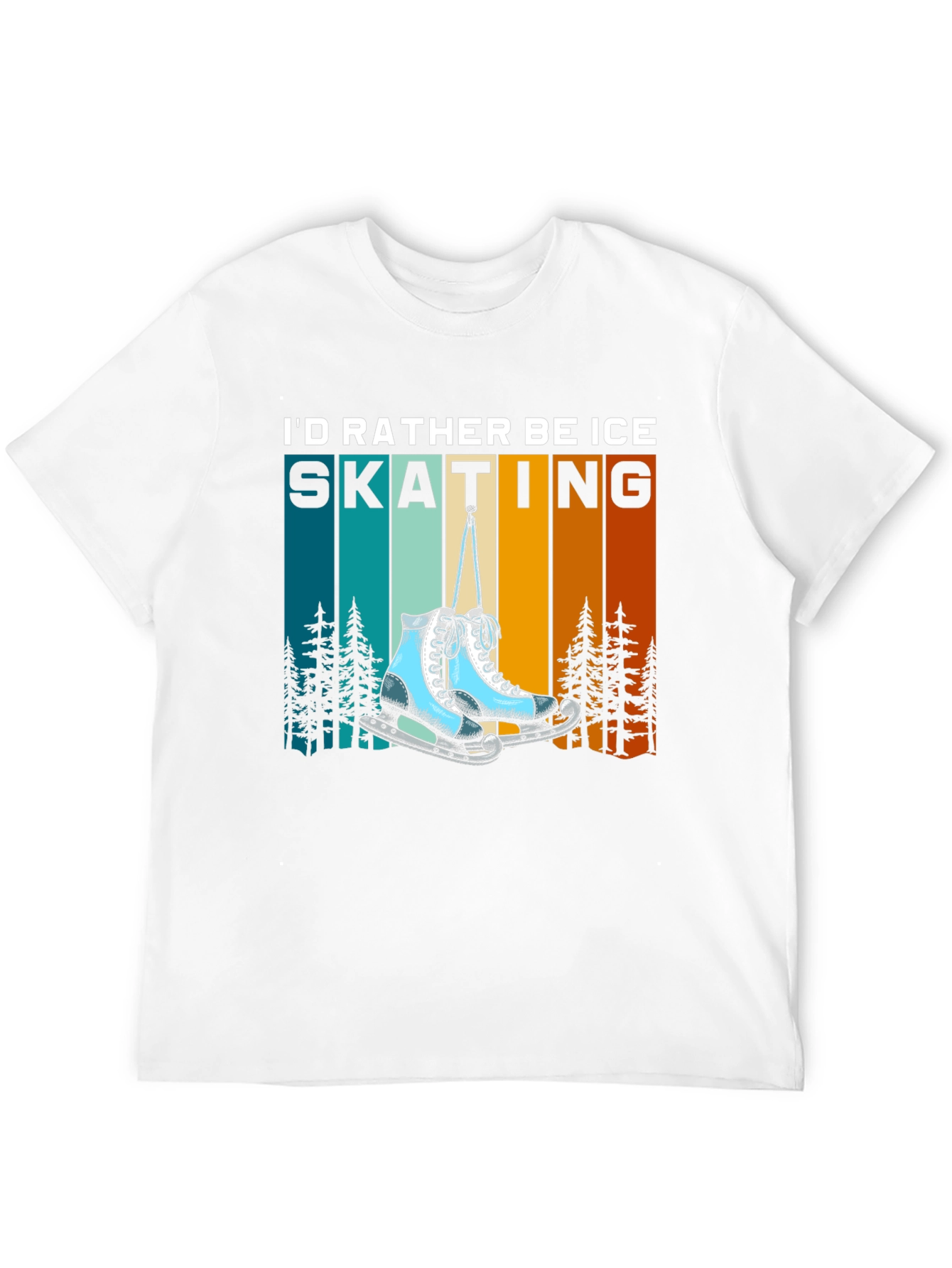 Ice Skating T-Shirt - Rather Be Skating Tee