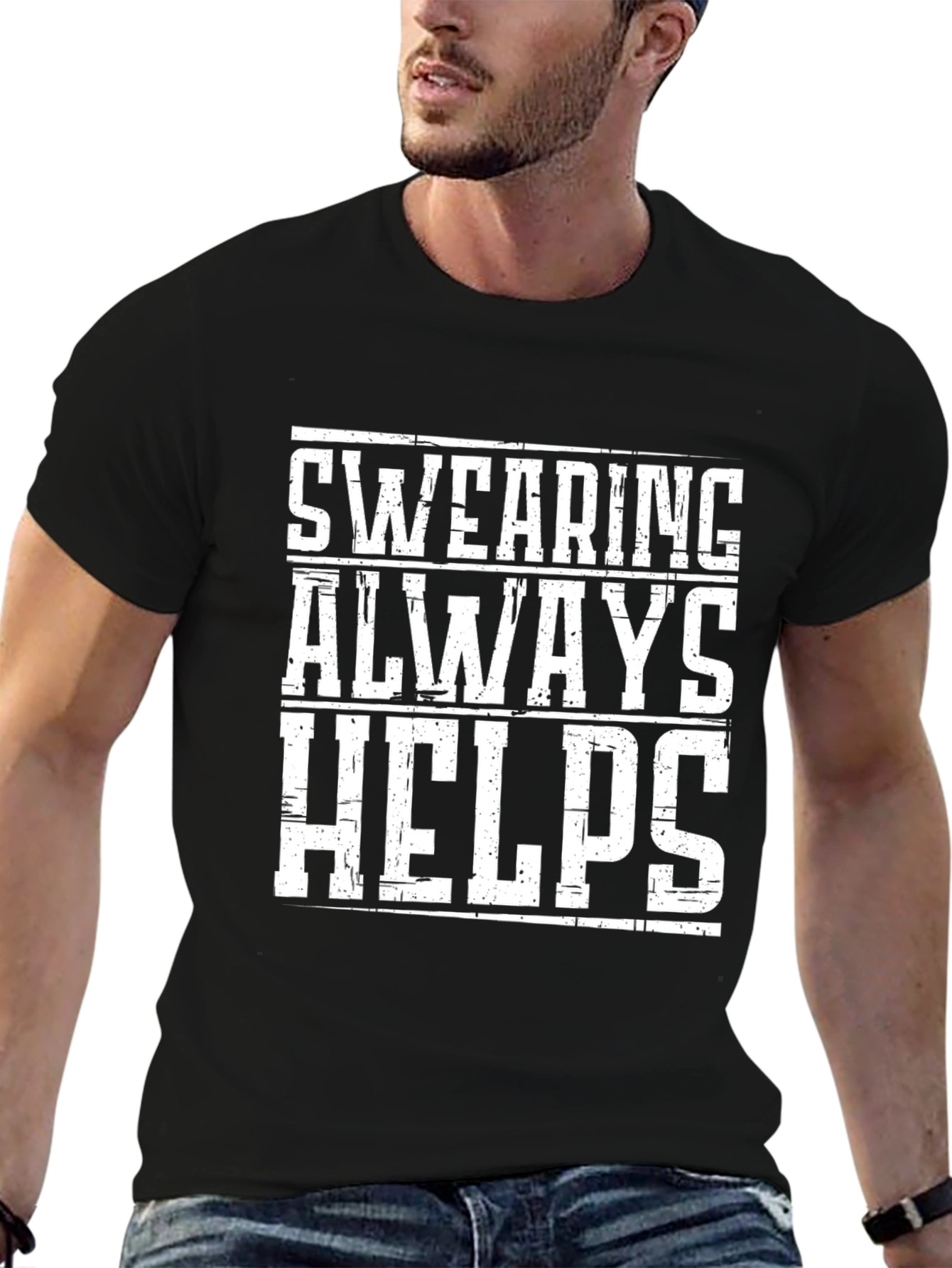 Swearing Always Helps Graphic Tee
