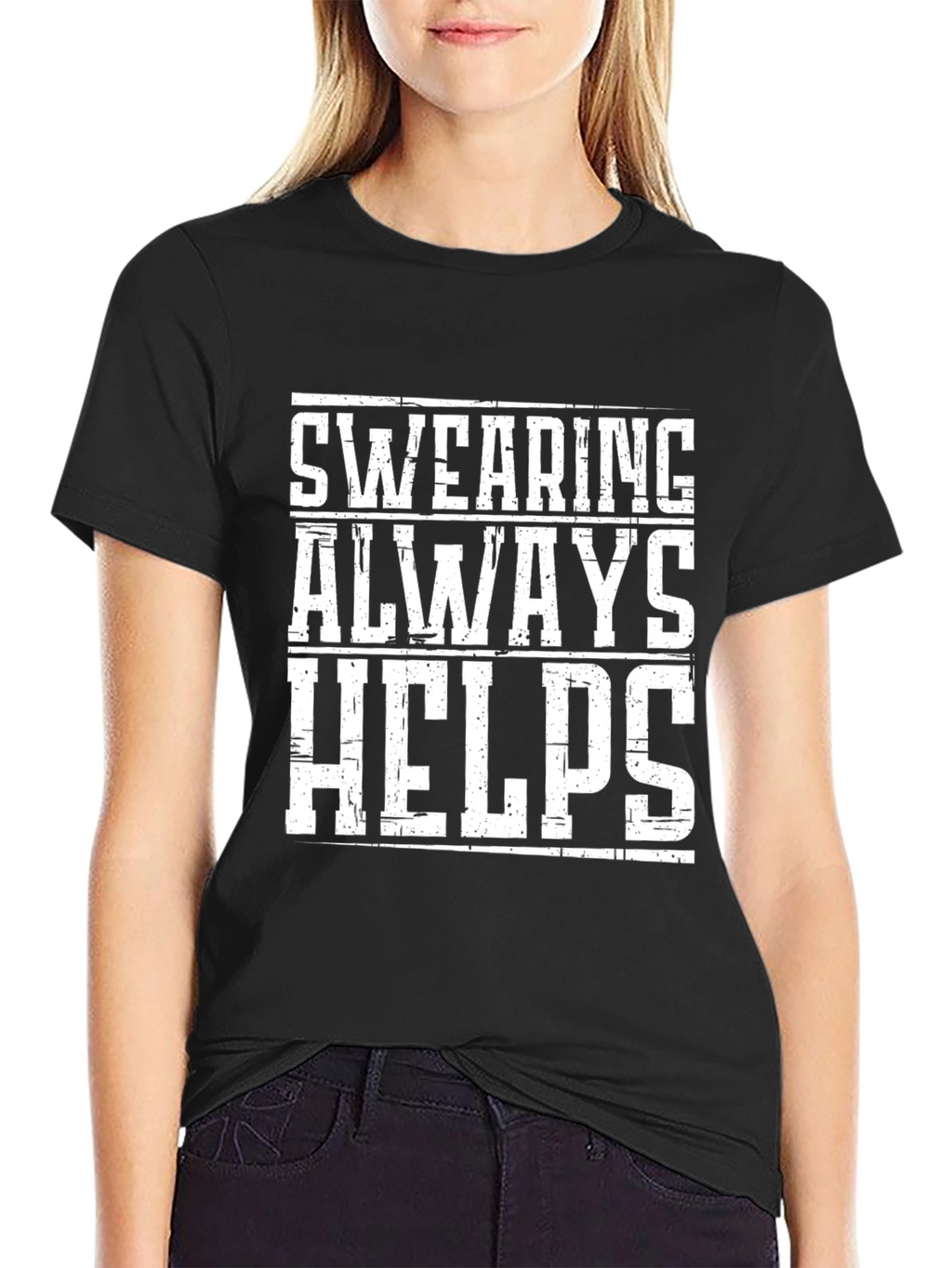 Swearing Always Helps Graphic Tee