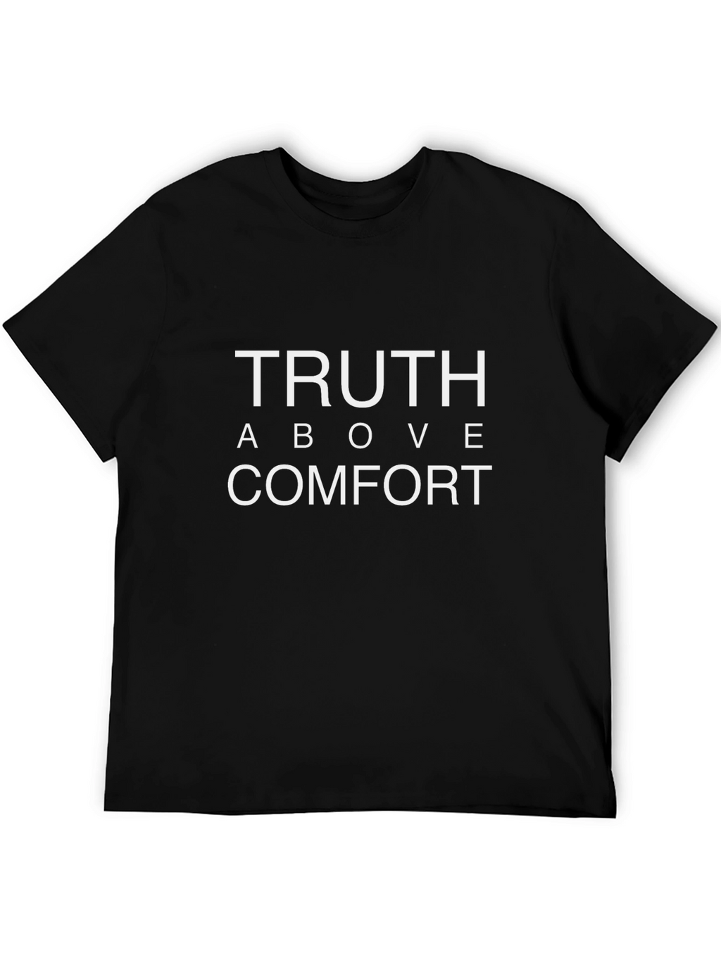 Truth Above Comfort Graphic Tee - Black