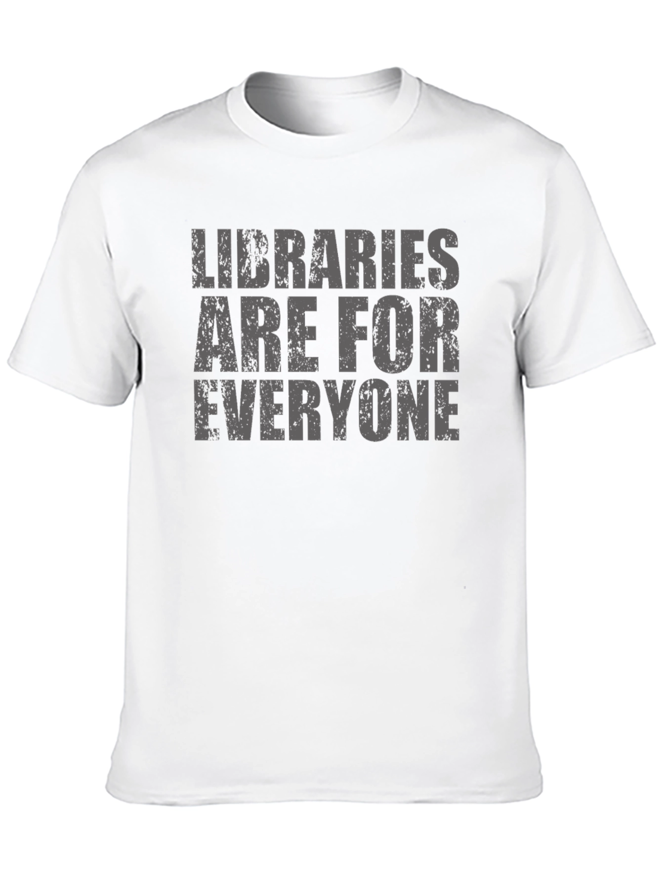 Libraries Are For Everyone Black T-Shirt