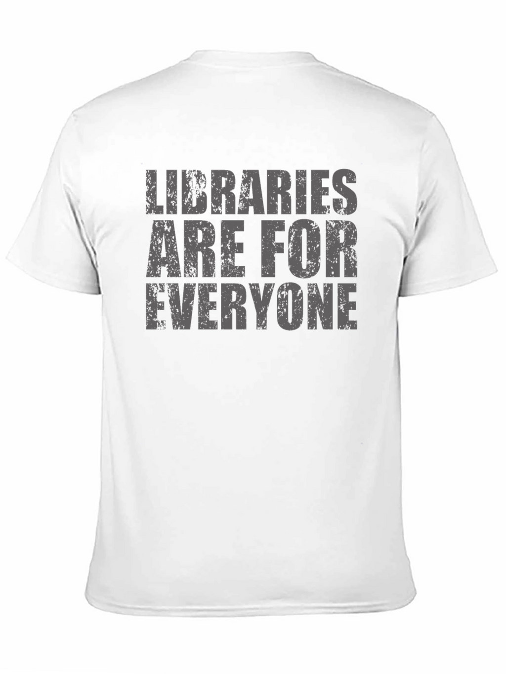 Libraries Are For Everyone Black T-Shirt