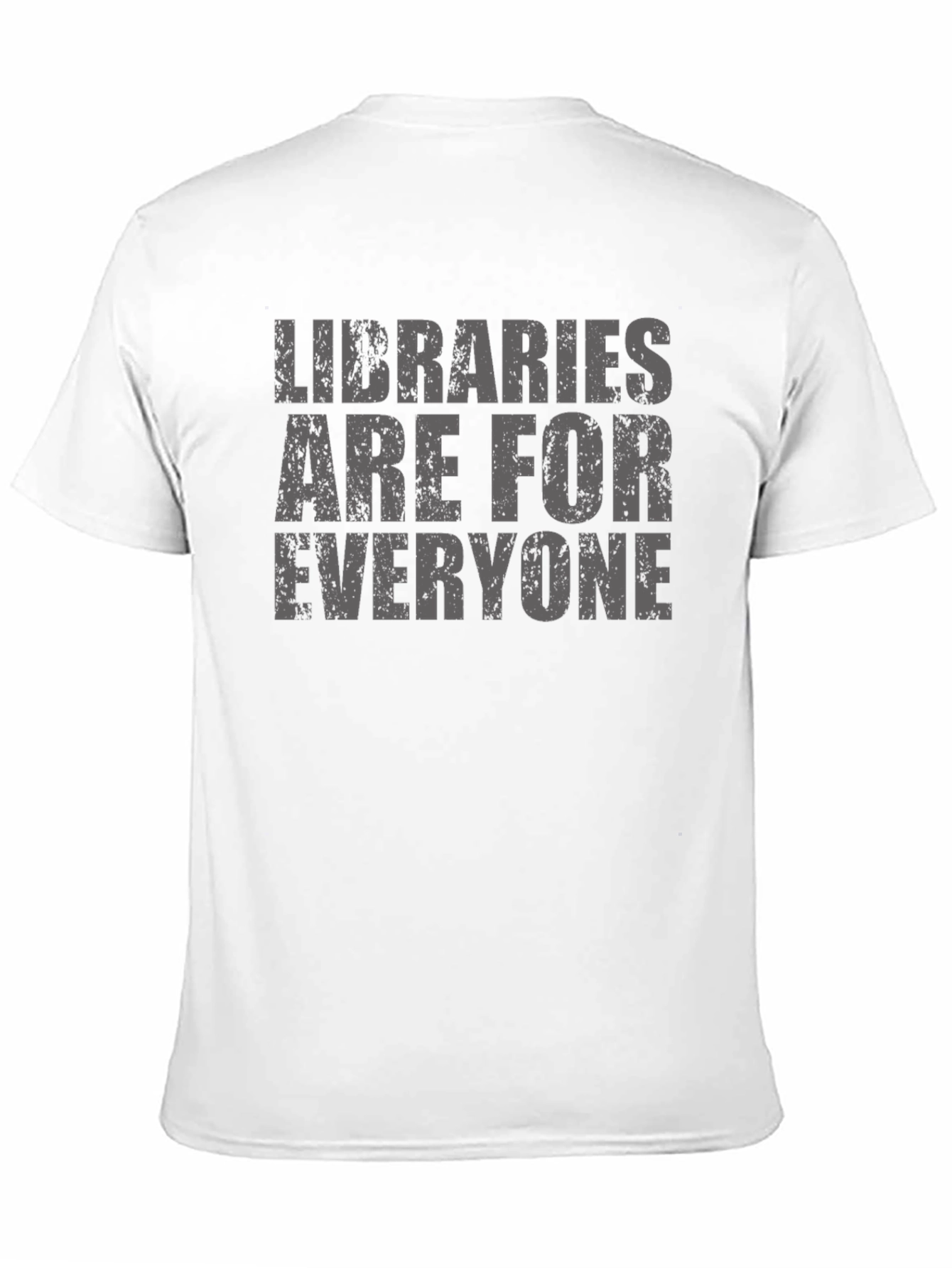 Libraries Are For Everyone Black T-Shirt