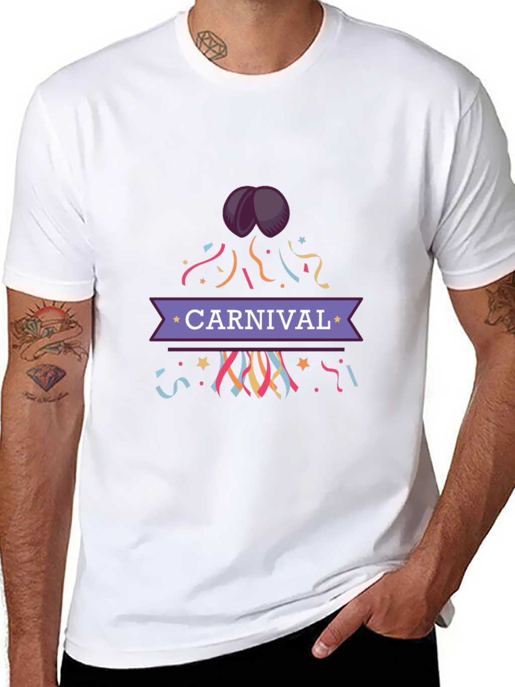 Carnival Graphic T-Shirt Festive Celebration Tee