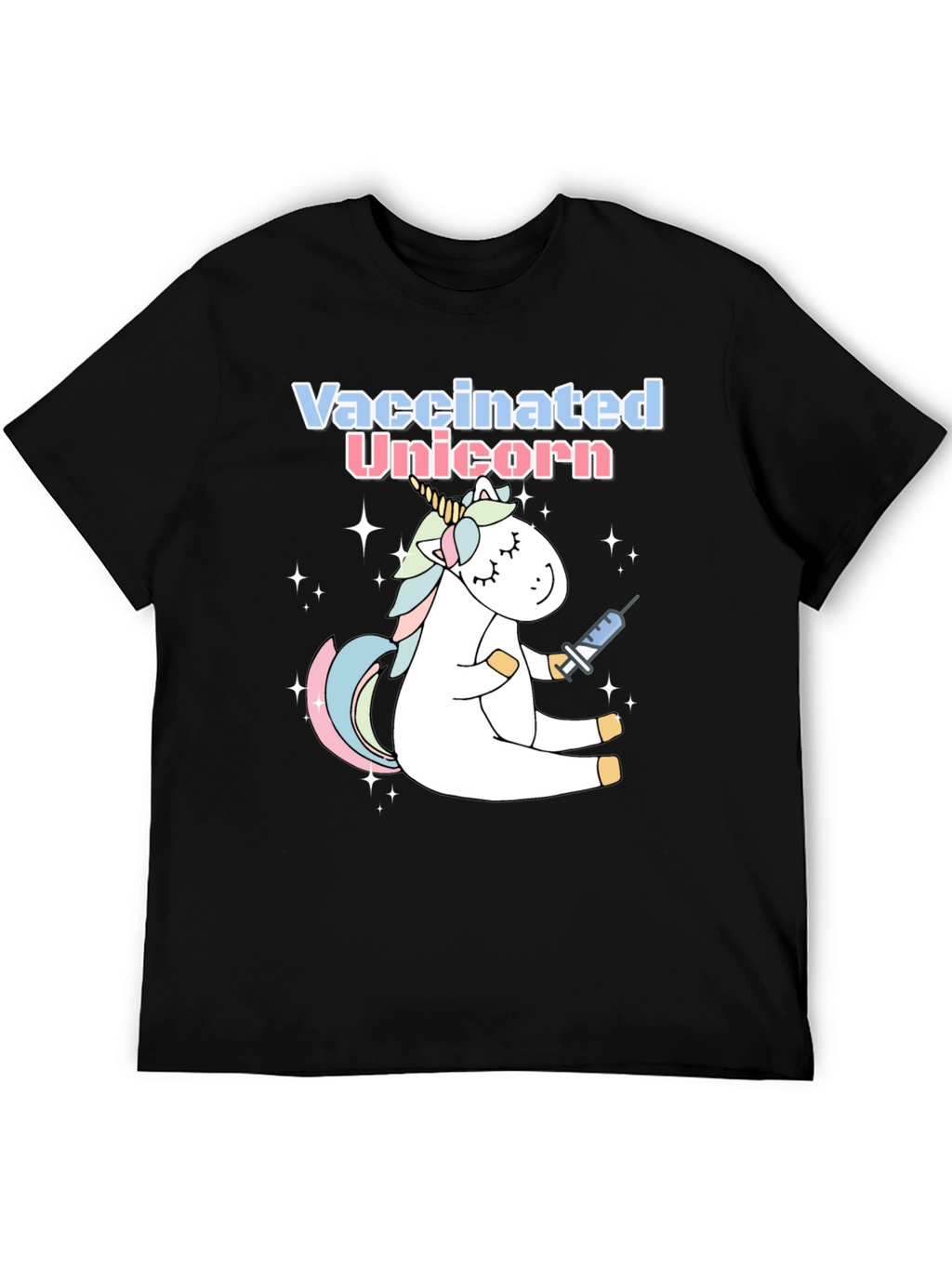 Vaccinated Unicorn Graphic Tee