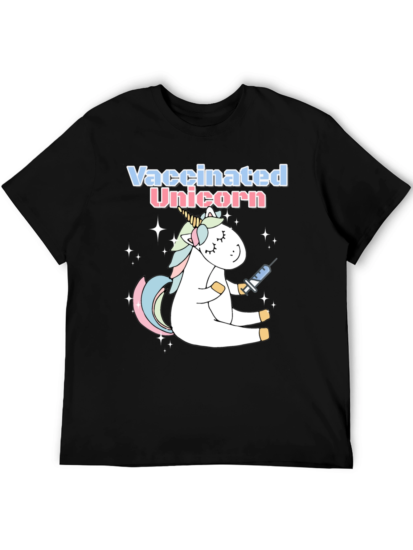 Vaccinated Unicorn Graphic Tee