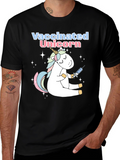 Vaccinated Unicorn Graphic Tee