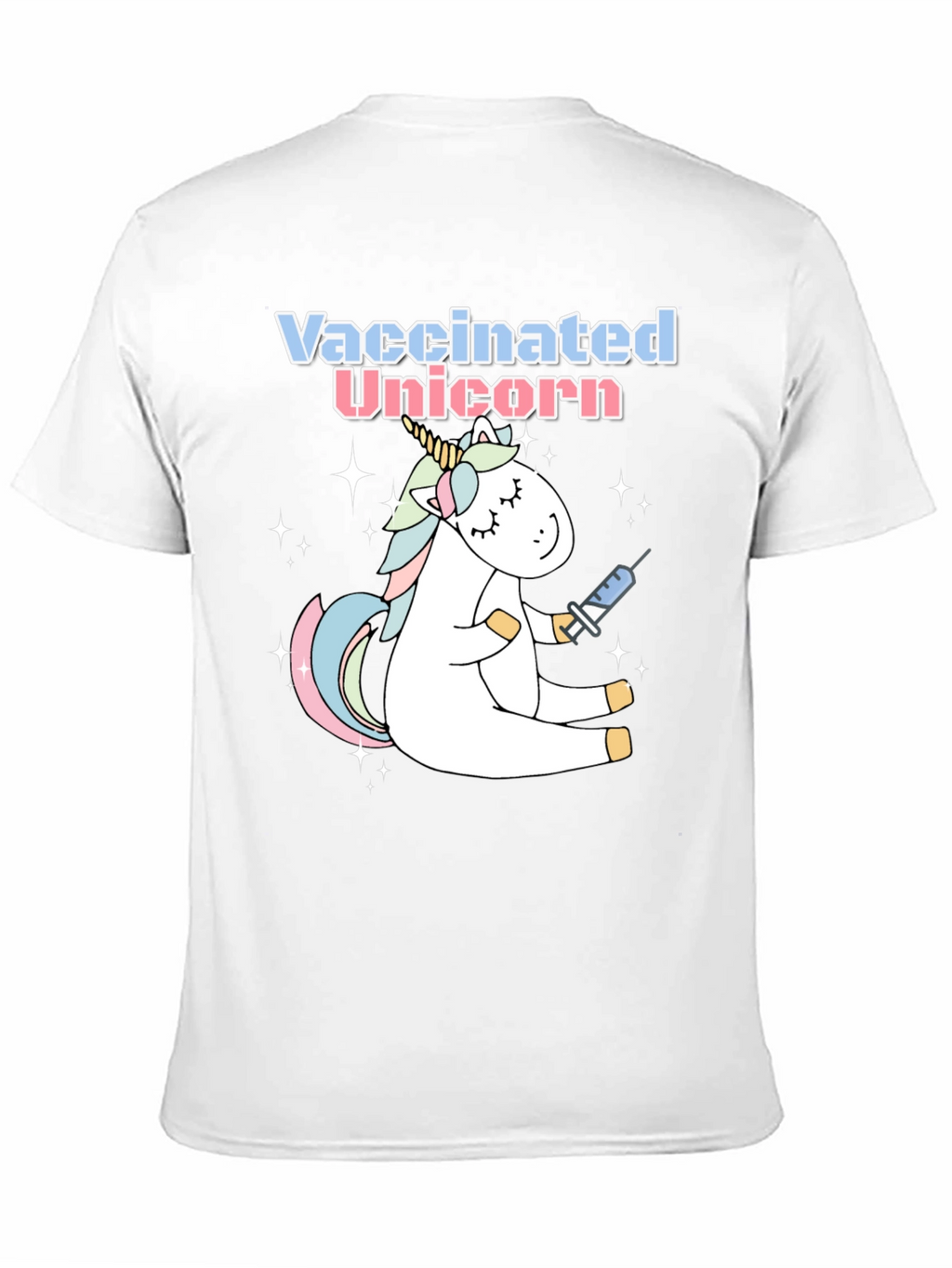 Vaccinated Unicorn Graphic Tee