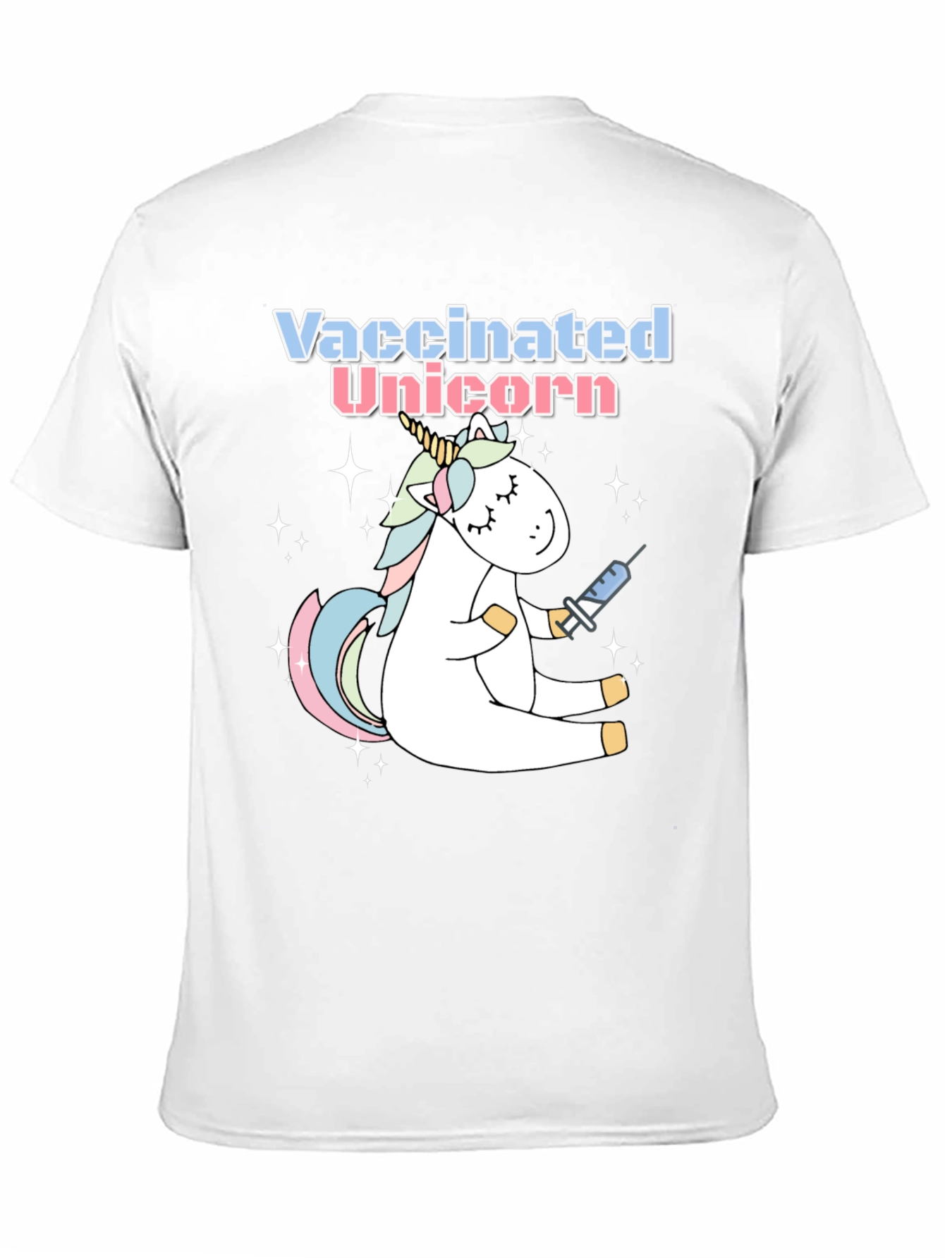 Vaccinated Unicorn Graphic Tee