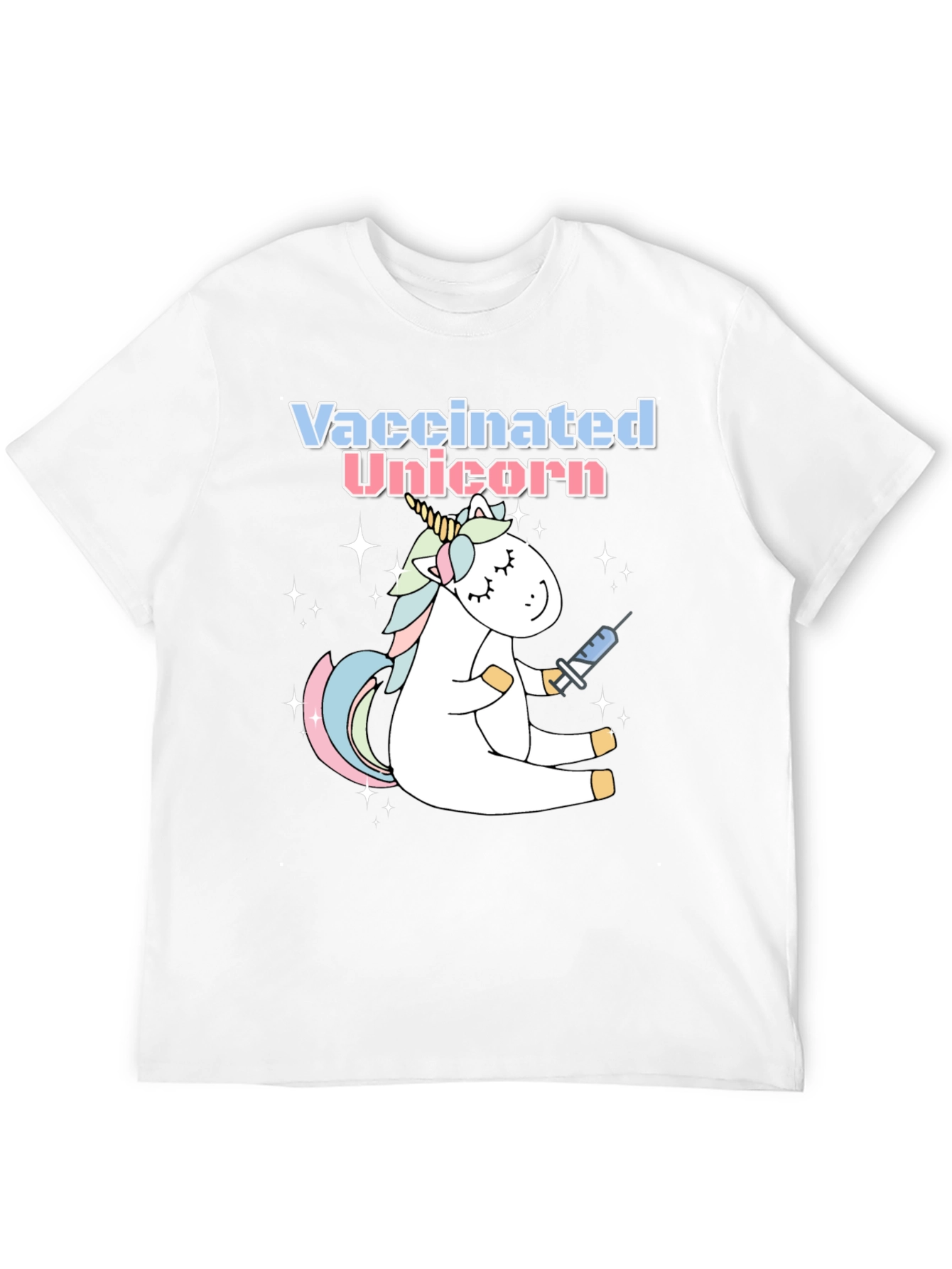 Vaccinated Unicorn Graphic Tee