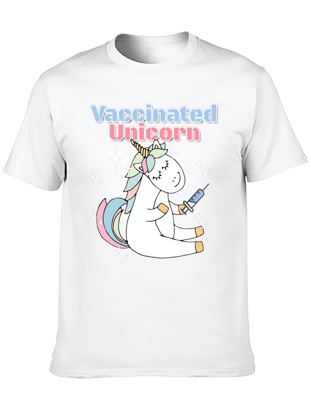 Vaccinated Unicorn Graphic Tee