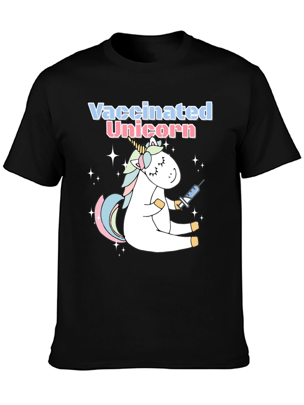 Vaccinated Unicorn Graphic Tee