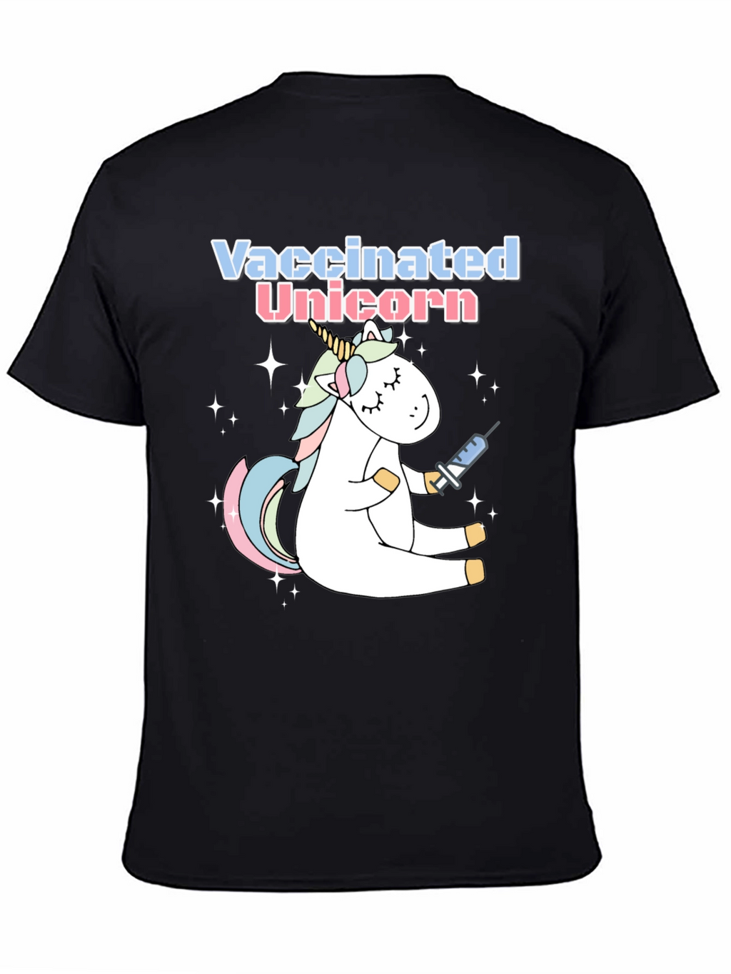 Vaccinated Unicorn Graphic Tee