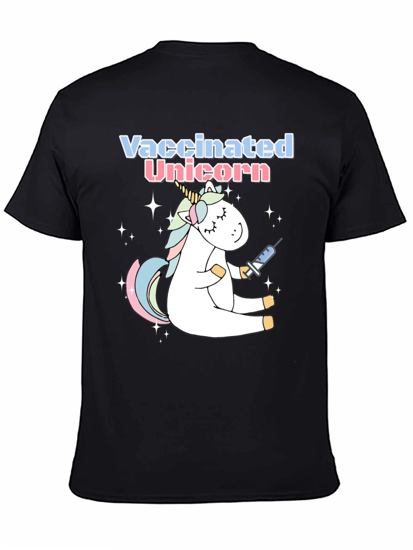 Vaccinated Unicorn Graphic Tee