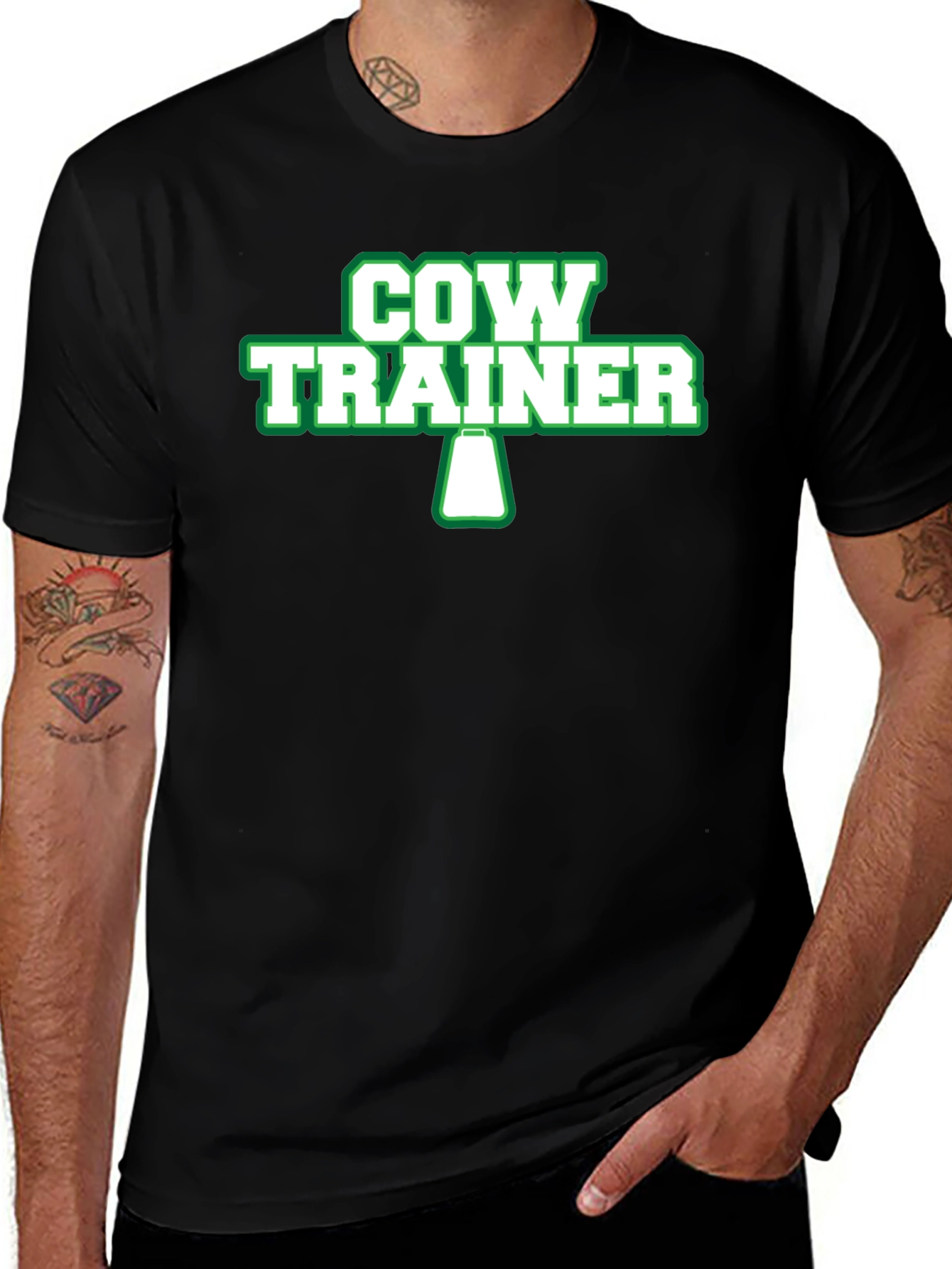 Cow Trainer Graphic Tee - Funny Agriculture Shirt