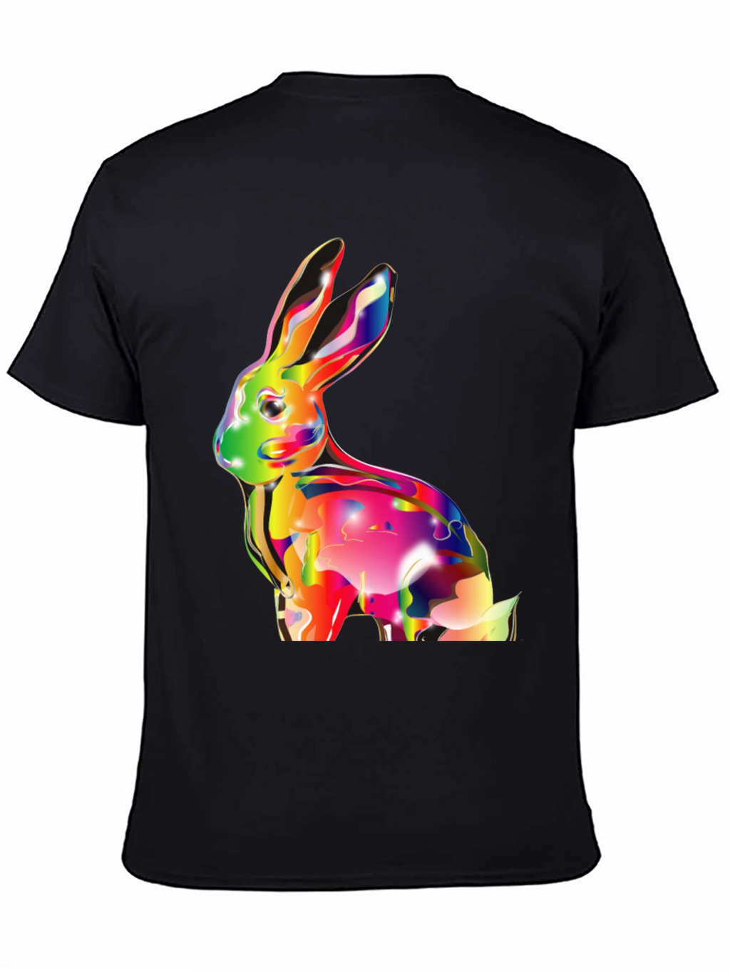 Vibrant Rabbit Graphic T-Shirt - Soft Cotton Tee