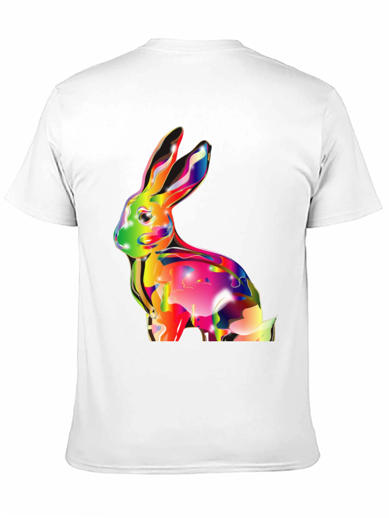 Vibrant Rabbit Graphic T-Shirt - Soft Cotton Tee