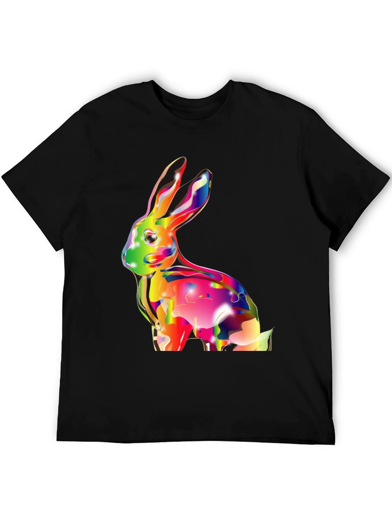 Vibrant Rabbit Graphic T-Shirt - Soft Cotton Tee