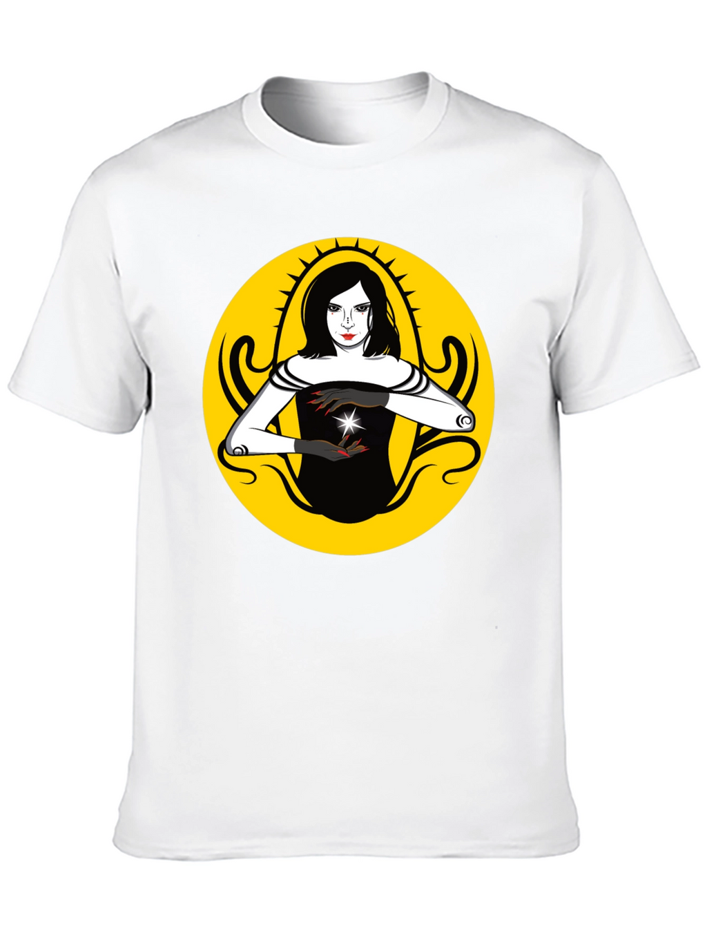Mystic Woman Graphic T-Shirt - Black