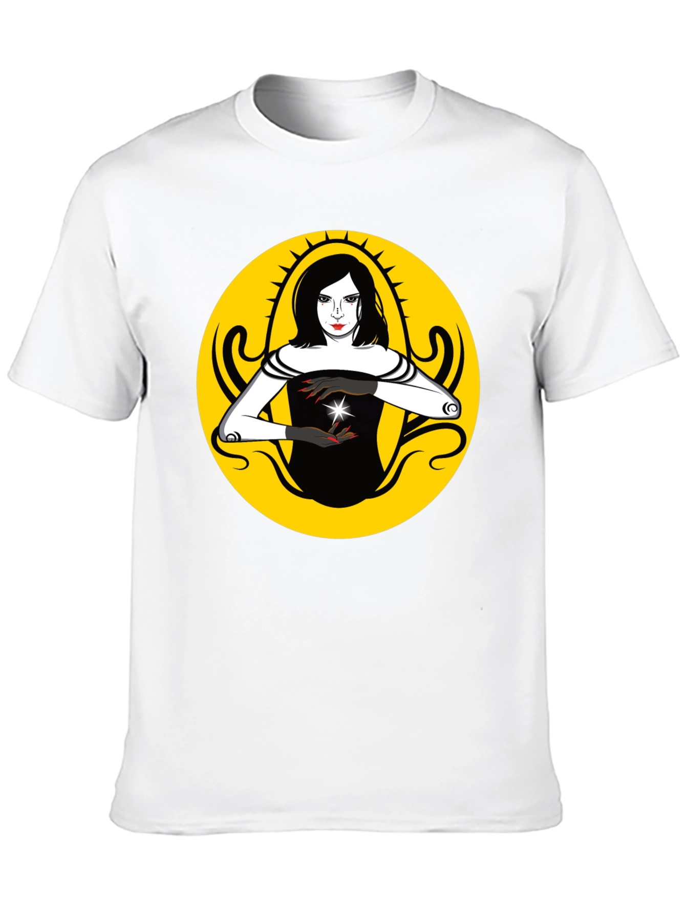 Mystic Woman Graphic T-Shirt - Black