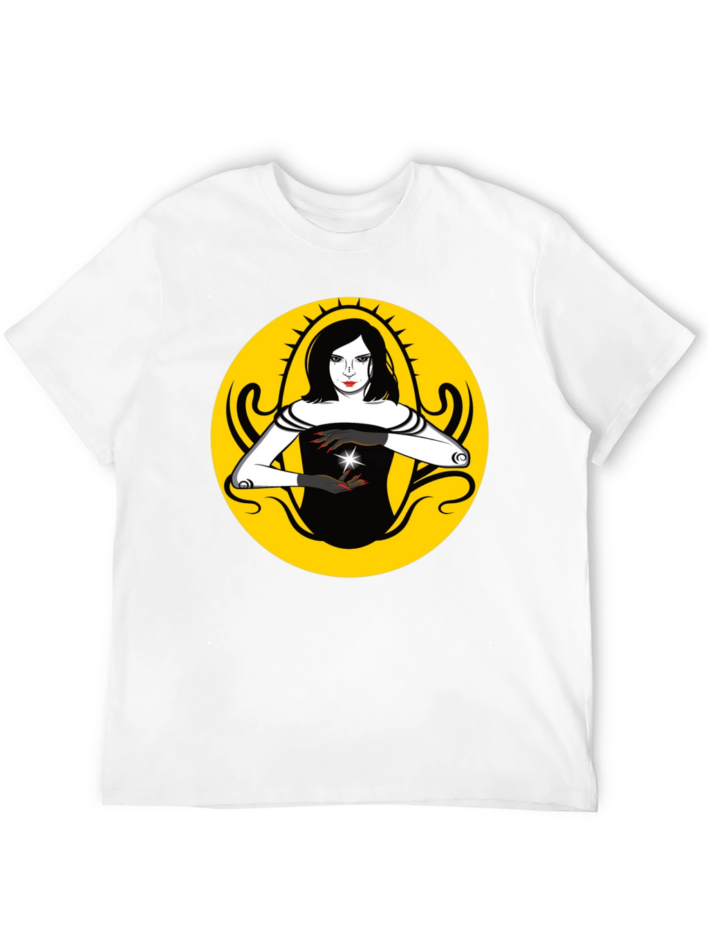 Mystic Woman Graphic T-Shirt - Black
