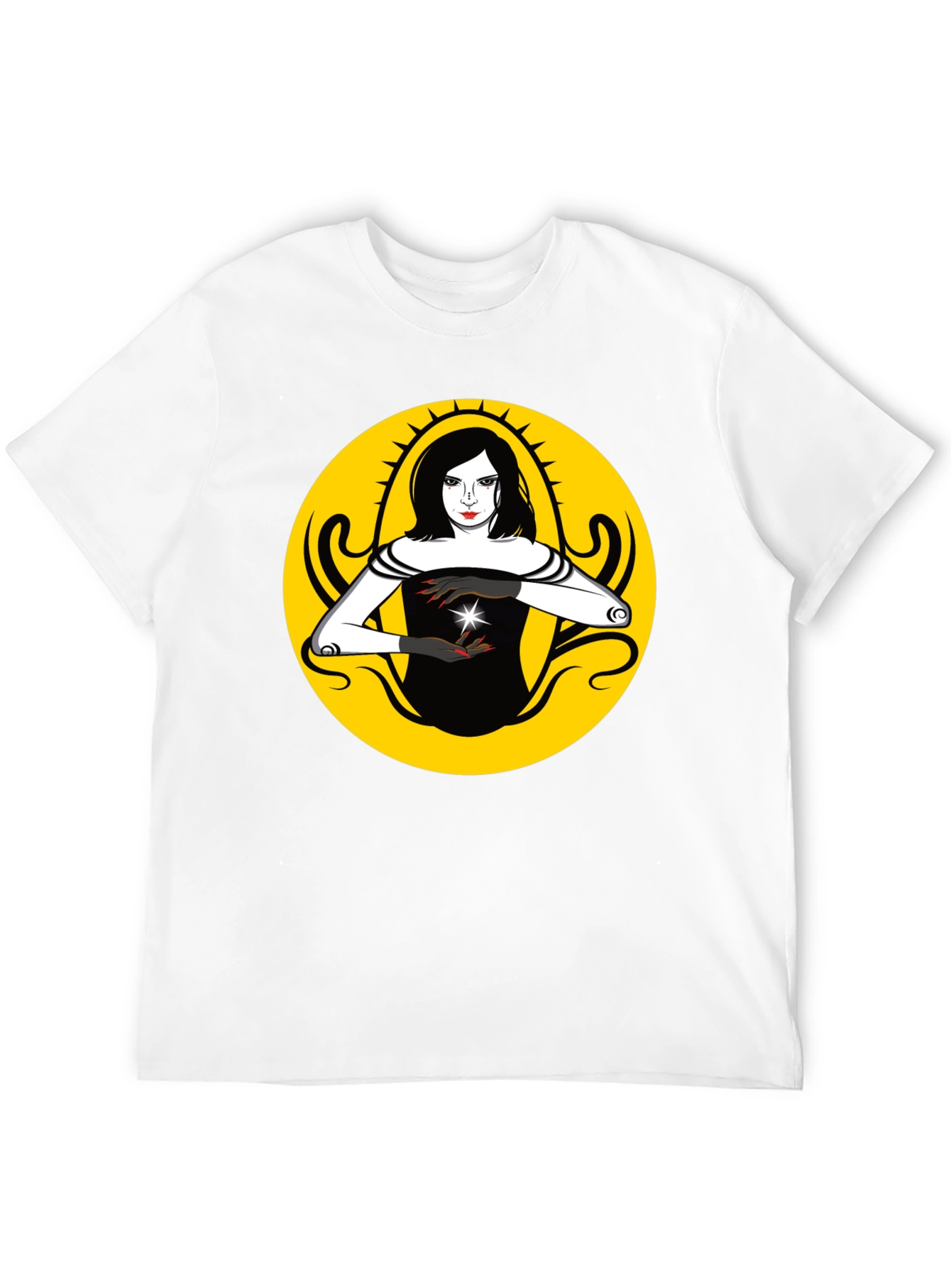 Mystic Woman Graphic T-Shirt - Black