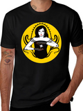Mystic Woman Graphic T-Shirt - Black
