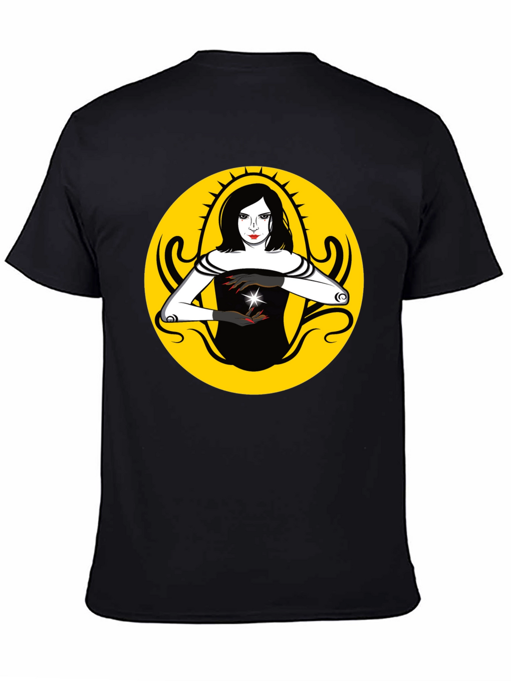 Mystic Woman Graphic T-Shirt - Black