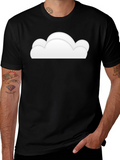 Cloud Graphic Black T-Shirt