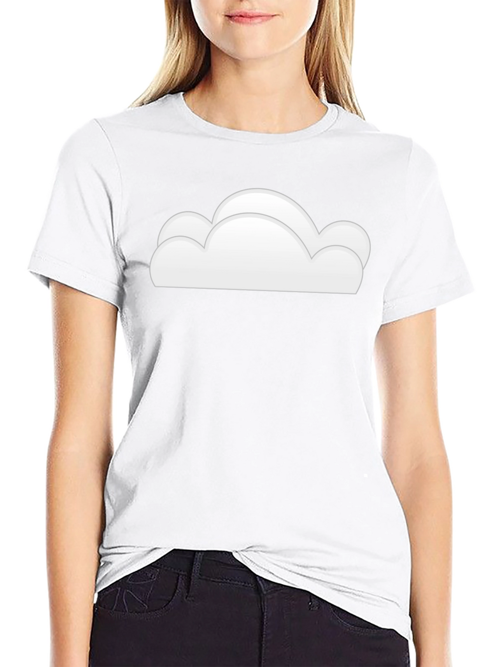 Cloud Graphic Black T-Shirt