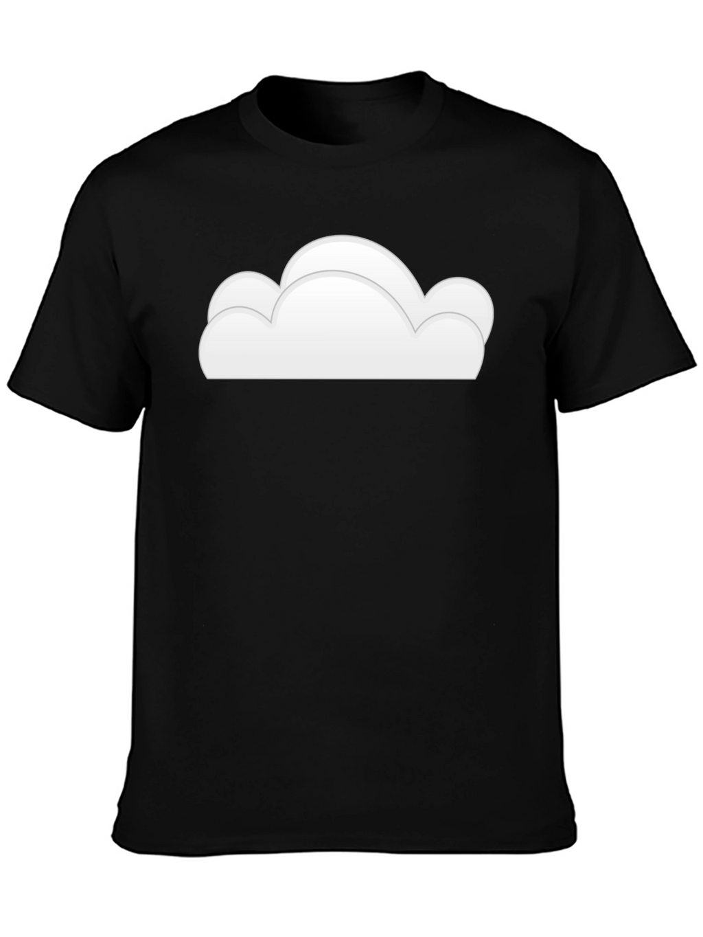 Cloud Graphic Black T-Shirt